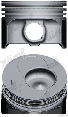 NÜRAL Piston număr articol: 87-114907-30 ieftin