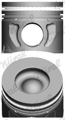 NÜRAL Piston număr articol: 87-148100-80 ieftin