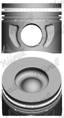 NÜRAL Piston număr articol: 87-148105-80 ieftin