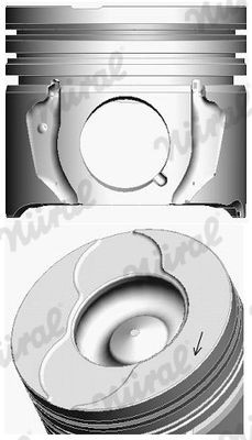 NÜRAL Piston Article number: 87-424100-00 cheaply