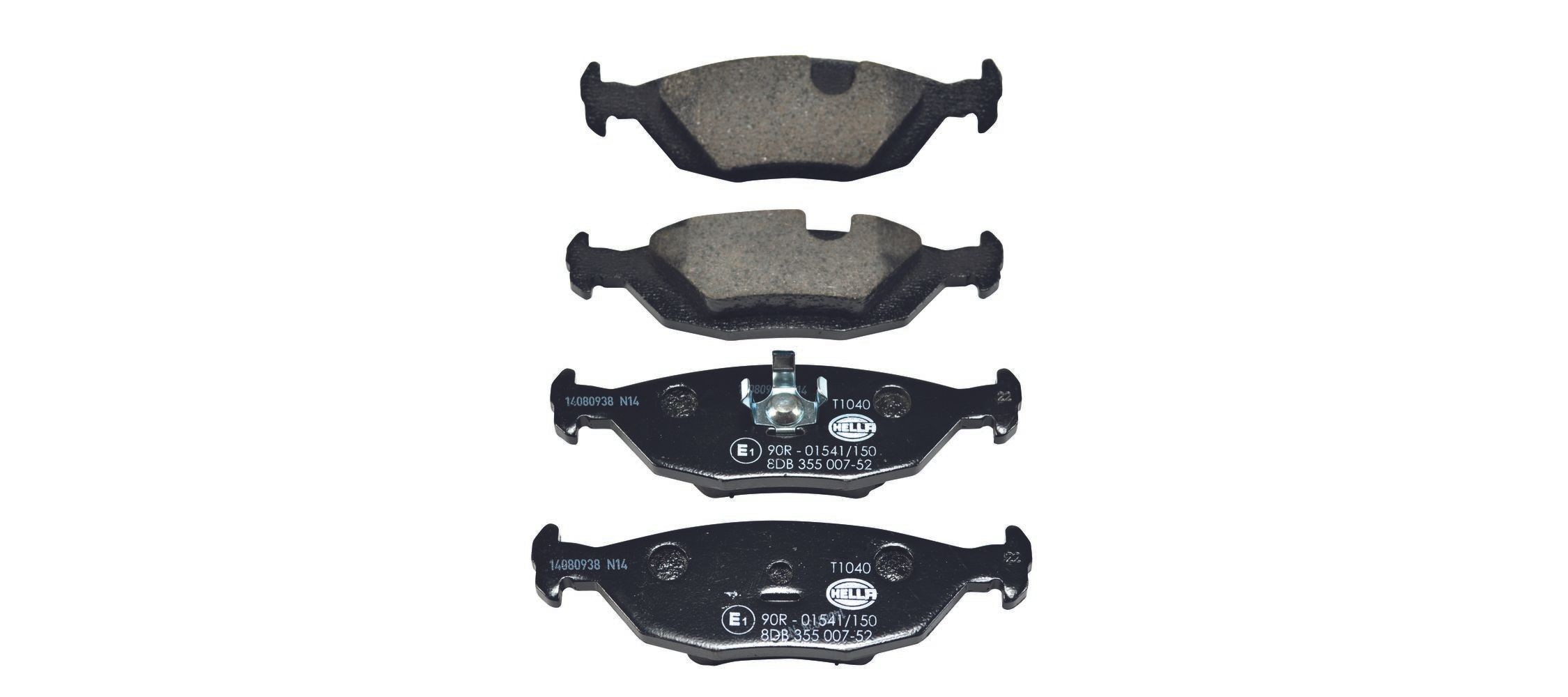 HELLA Brake pad set Article number: 8DB 355 007-521 cheaply