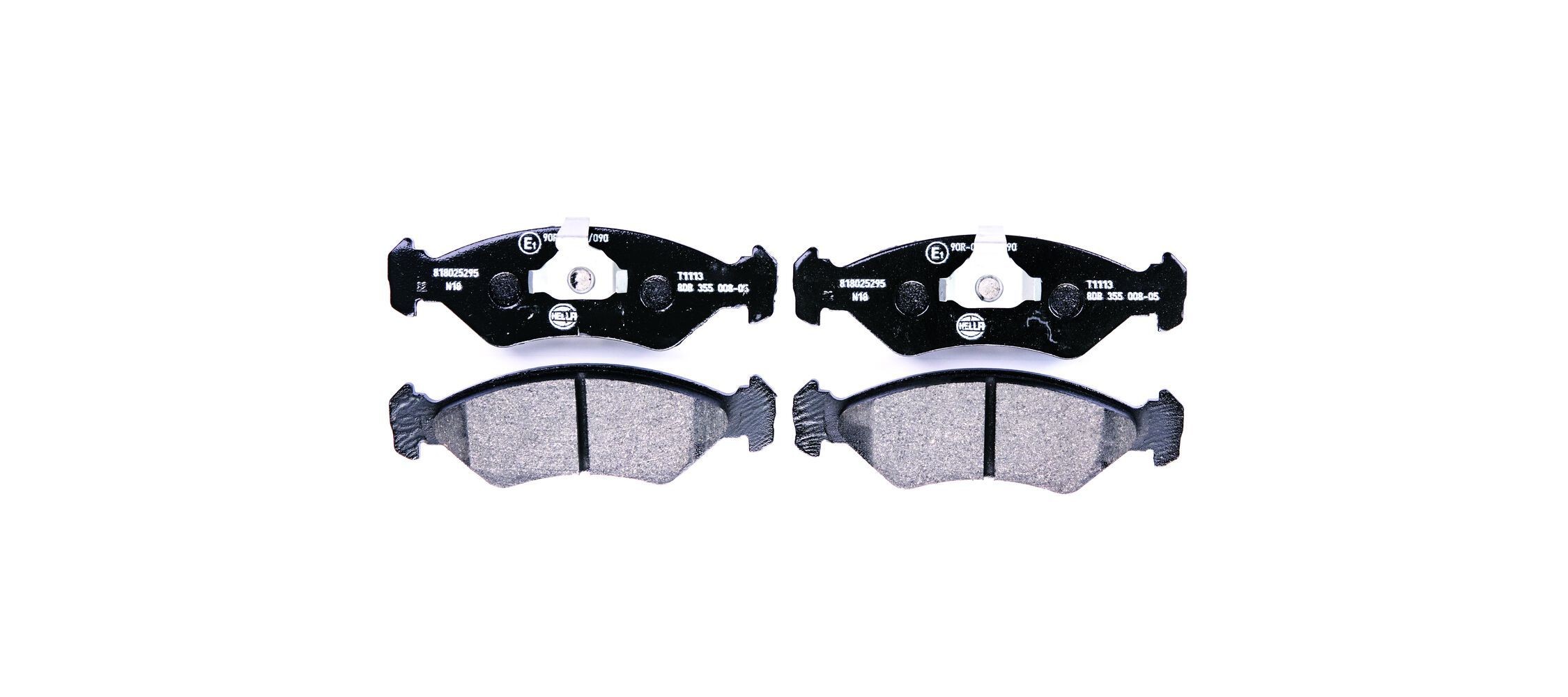 HELLA Brake pad set Article number: 8DB 355 008-051 cheaply