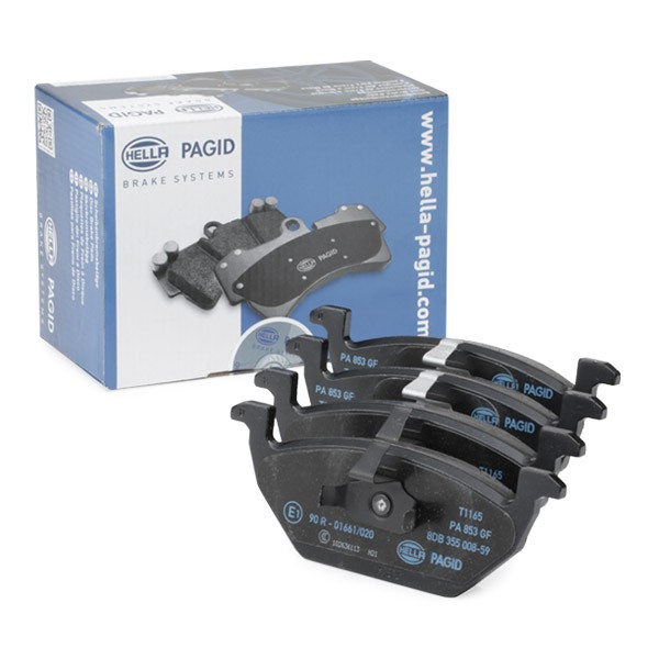HELLA Brake pad set Article number: 8DB 355 008-591 cheaply