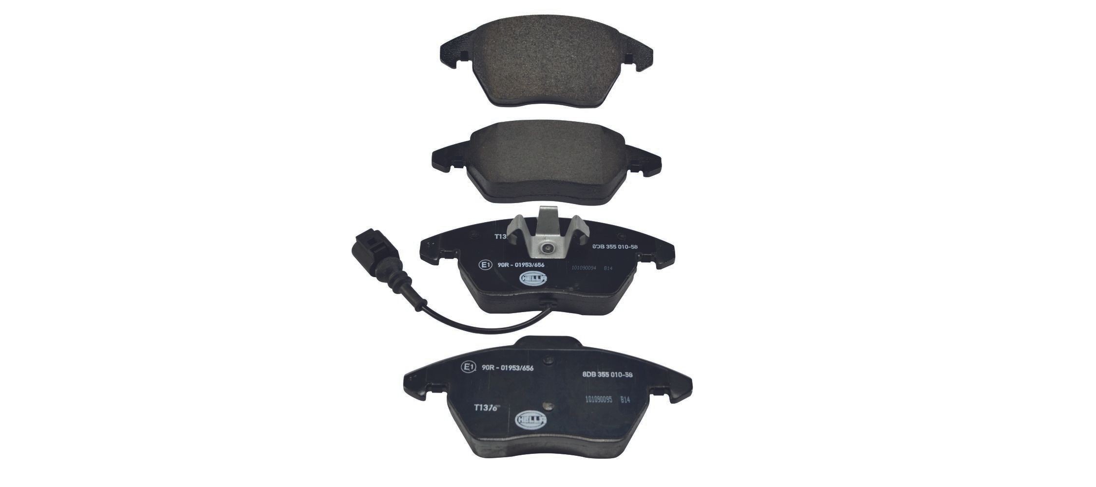 HELLA Brake pad set Article number: 8DB 355 010-581 cheaply