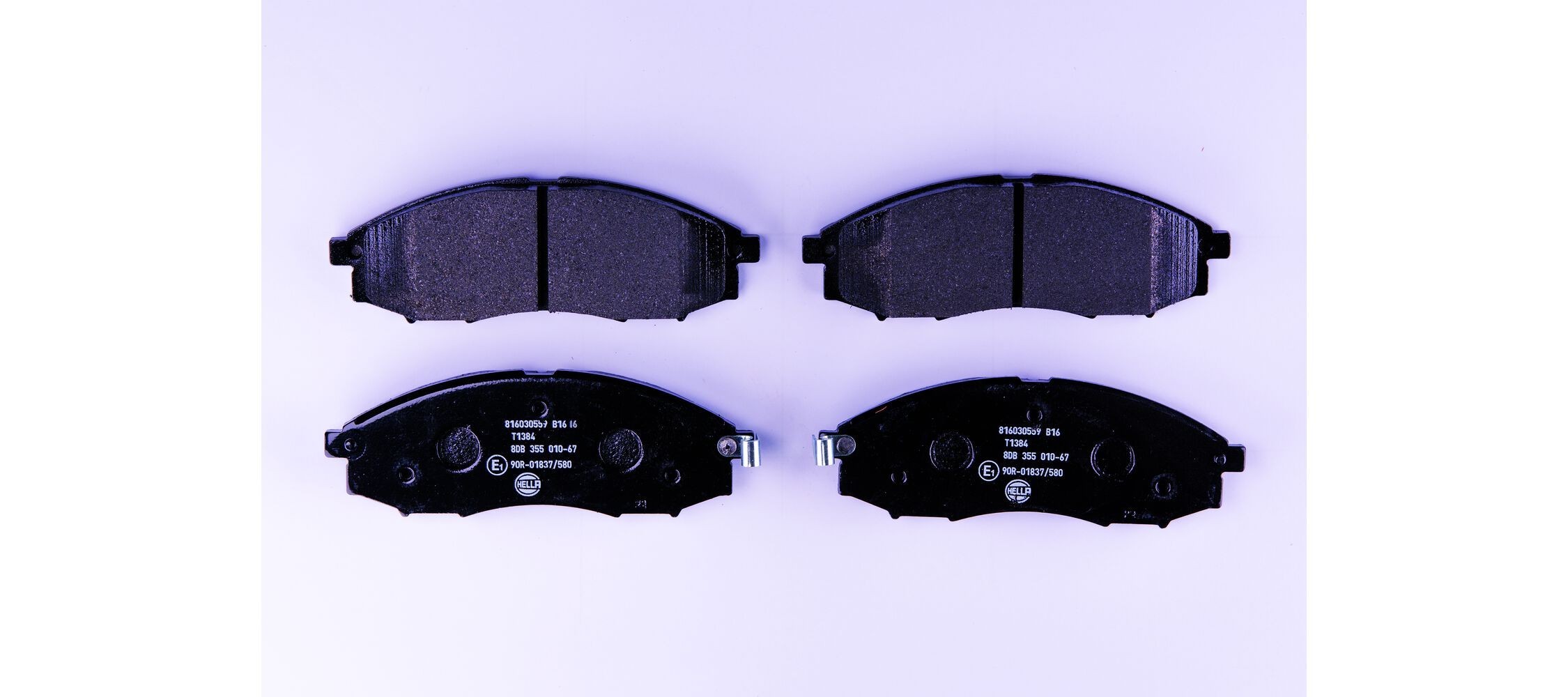 HELLA Brake pad set Article number: 8DB 355 010-671 cheaply