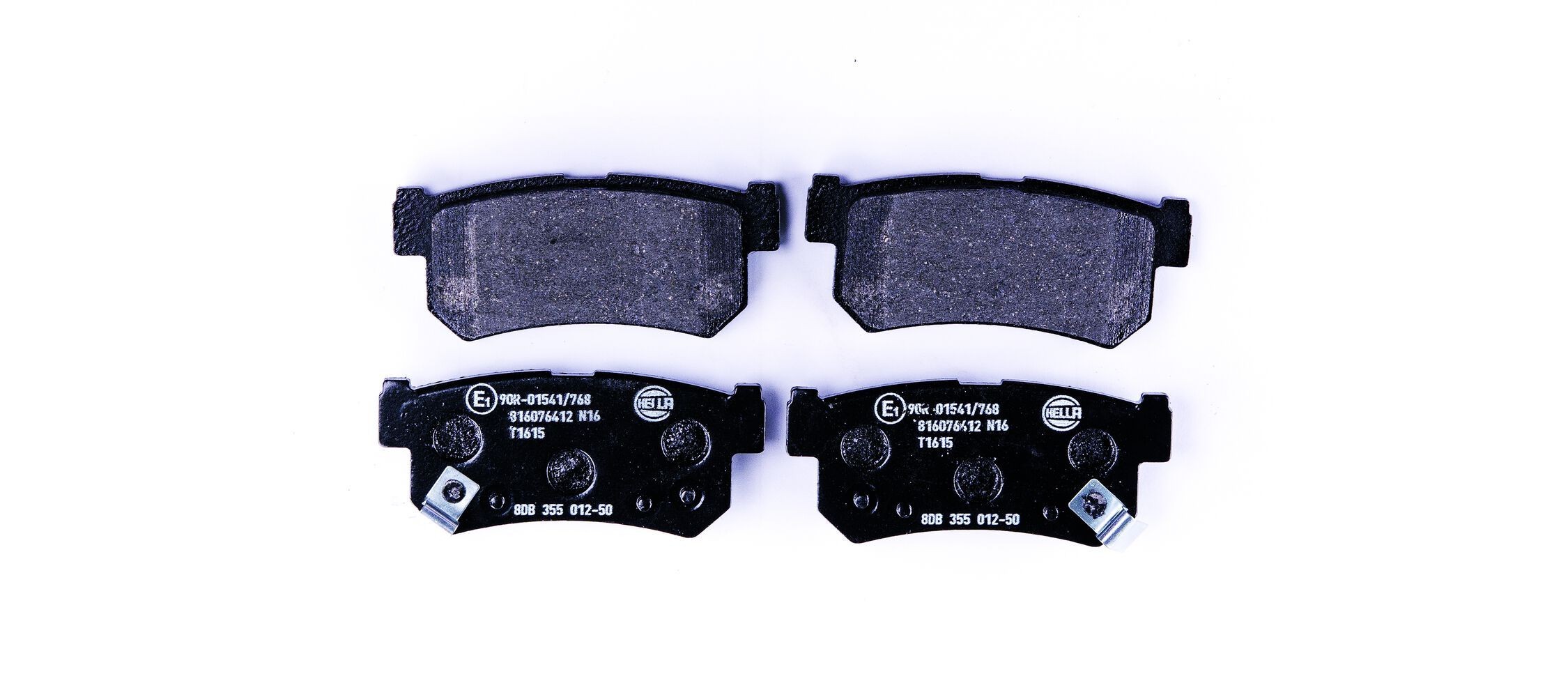 HELLA Brake pad set Article number: 8DB 355 012-501 cheaply