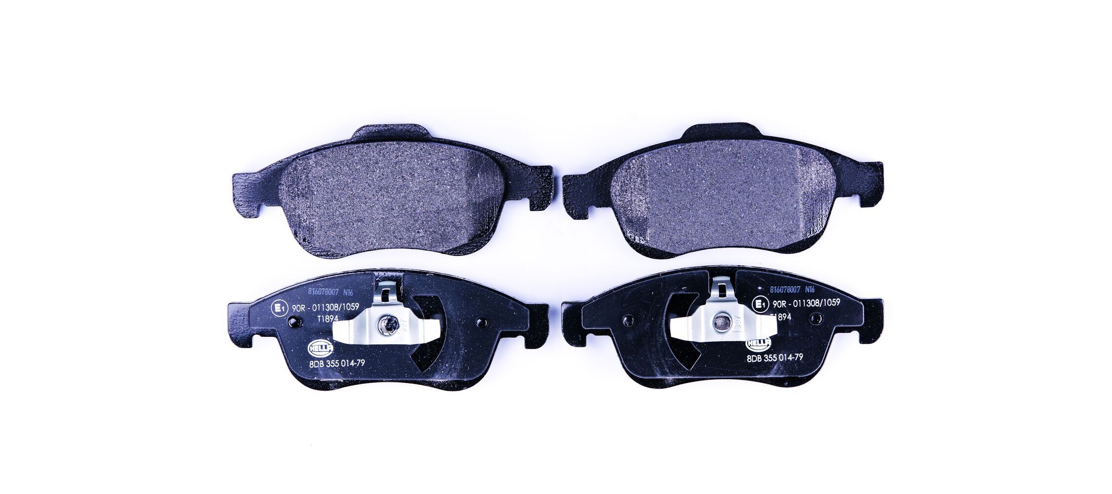 HELLA Brake pad set Article number: 8DB 355 014-791 cheaply