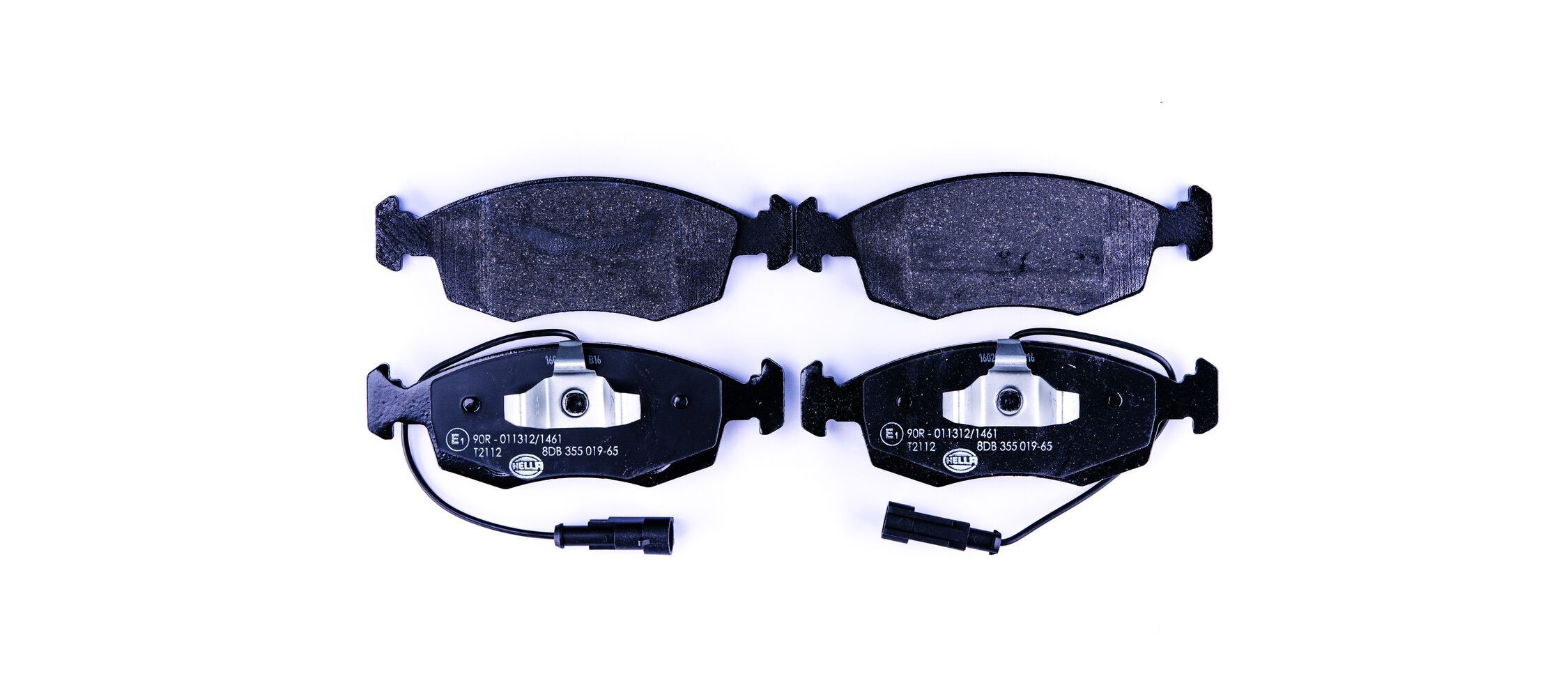 HELLA Brake pad set Article number: 8DB 355 019-651 cheaply