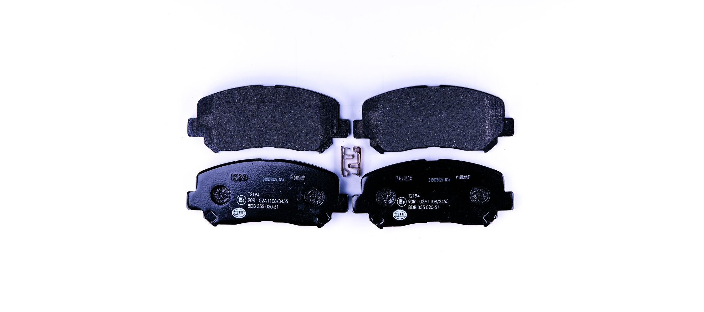 HELLA Brake pad set Article number: 8DB 355 020-511 cheaply