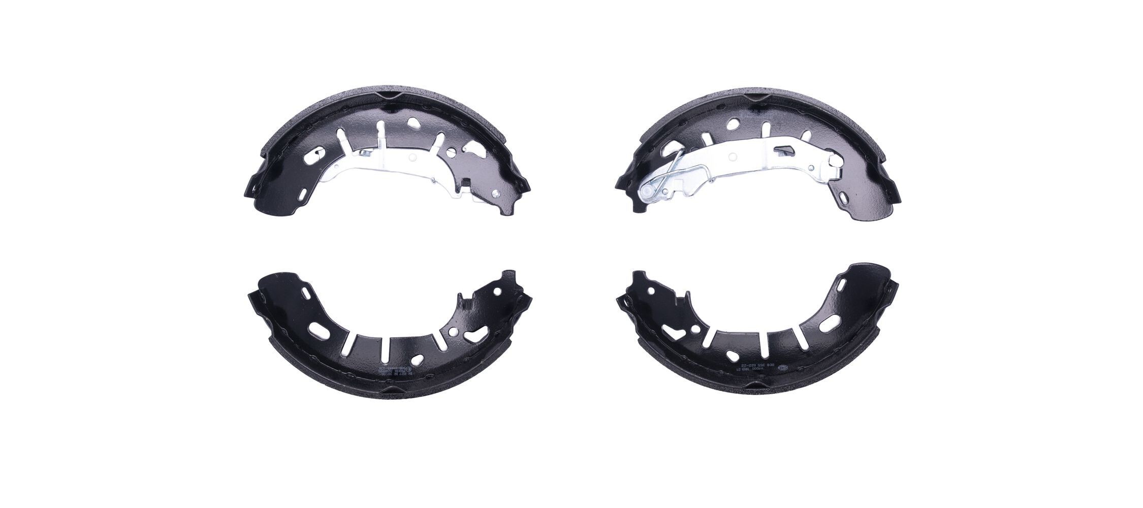 HELLA Brake Shoe Set Article number: 8DB 355 022-221 cheaply
