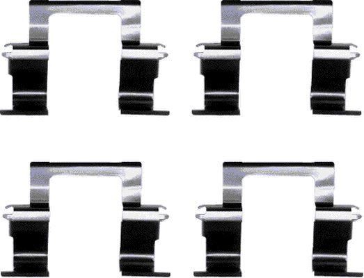 HELLA Accessory Kit, disc brake pads Article number: 8DZ 355 202-971 cheaply