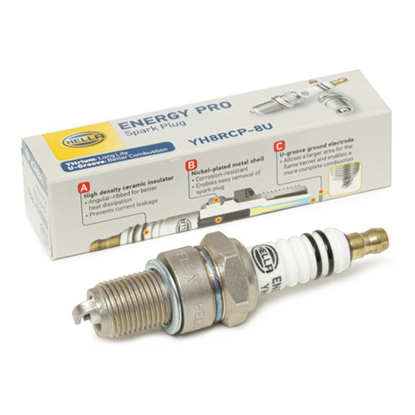 HELLA Spark plug Article number: 8EH 188 704-021 cheaply