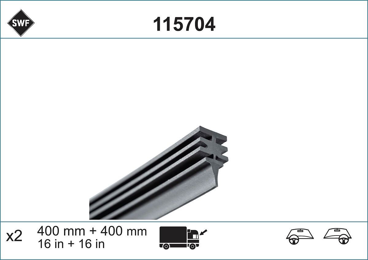 SWF 115704 Pesuri kumm SCÉNIC 1.9 dTi 98 HP Diisel 2003
