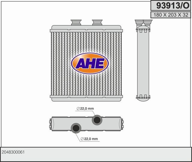 AHE Heater matrix Article number: 93913/O cheaply