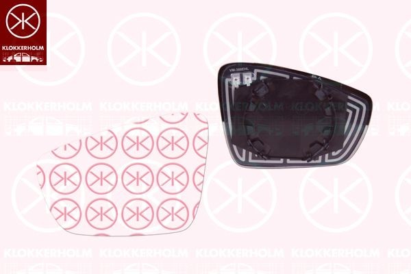 KLOKKERHOLM Mirror Glass, outside mirror Article number: 95071064 cheaply