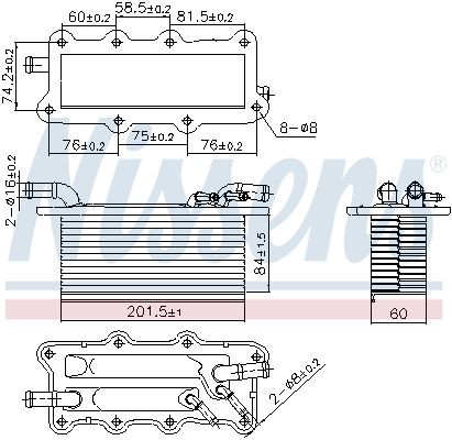 NISSENS Intercooler Article number: 96122 cheaply