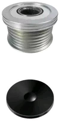 HELLA Alternator Freewheel Clutch Article number: 9XU 358 039-211 cheaply