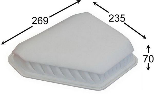 JS ASAKASHI Air filter Article number: A1517 cheaply