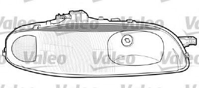 VALEO Forlygte Varenummer: 086222 billige