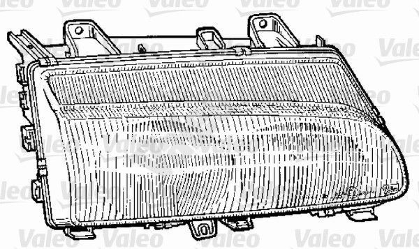 VALEO Lygteglas, forlygte Varenummer: 087325 billige