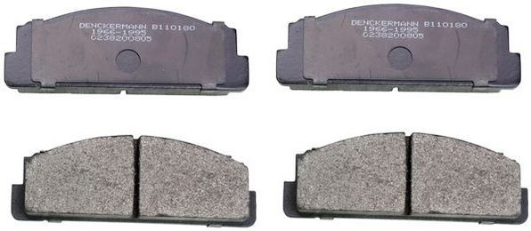 DENCKERMANN Brake pad set Article number: B110180 cheaply