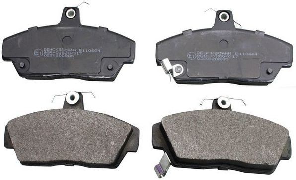 DENCKERMANN Brake pad set Article number: B110664 cheaply