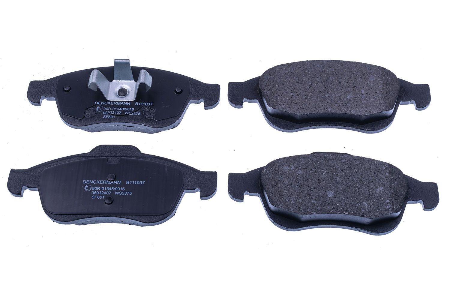 DENCKERMANN Brake pad set Article number: B111037 cheaply