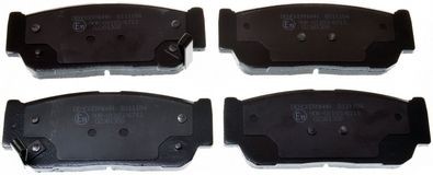 DENCKERMANN Brake pad set Article number: B111184 cheaply