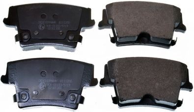 DENCKERMANN Brake pad set Article number: B111200 cheaply