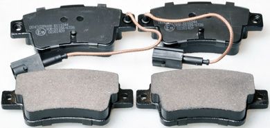 DENCKERMANN Brake pad set Article number: B111244 cheaply