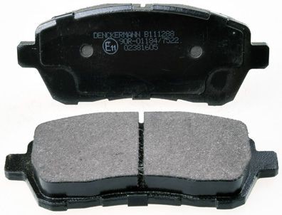 DENCKERMANN Brake pad set Article number: B111288 cheaply