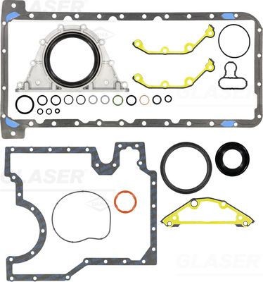 GLASER Crankcase gasket set Article number: B82509-00 cheaply