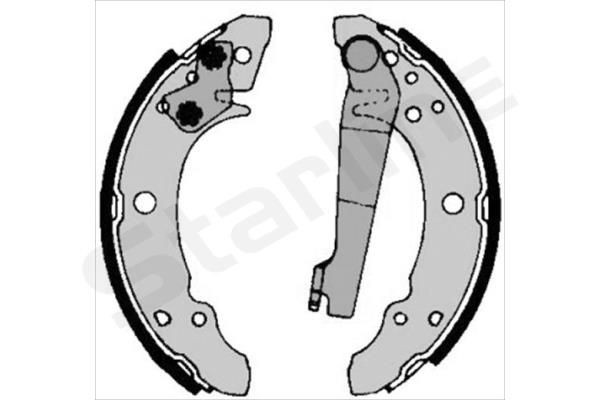 STARLINE Brake Shoe Set Article number: BC 00140 cheaply