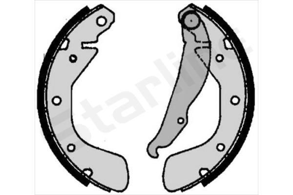 STARLINE Brake Shoe Set Article number: BC 06790 cheaply