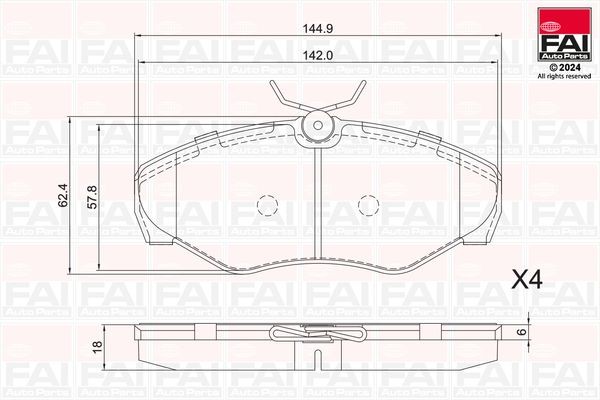 FAI AutoParts Tappet Article number: BFS89S cheaply