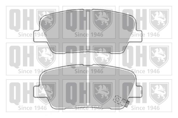 QUINTON HAZELL Brake pad set Article number: BP1775 cheaply