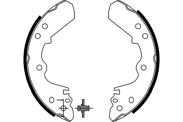 KAVO PARTS Bromsbacksats Artikelnummer: BS-3909 billigt
