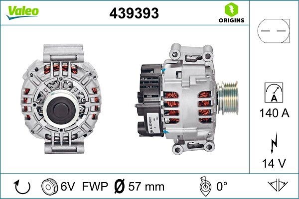 VALEO Generaator Artikli number: 439393 soodsalt
