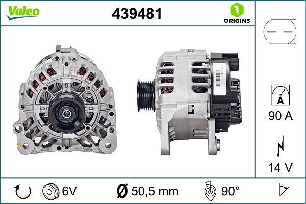 VALEO Generaator Artikli number: 439481 soodsalt