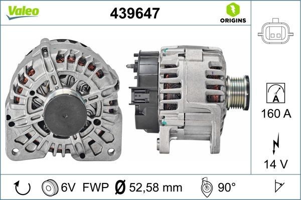 VALEO Generaator Artikli number: 439647 soodsalt