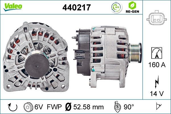 VALEO Generaator Artikli number: 440217 soodsalt