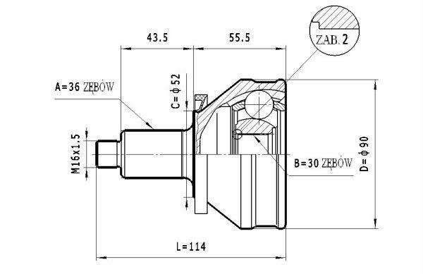 STATIM Joint kit, drive shaft Article number: C.012 cheaply