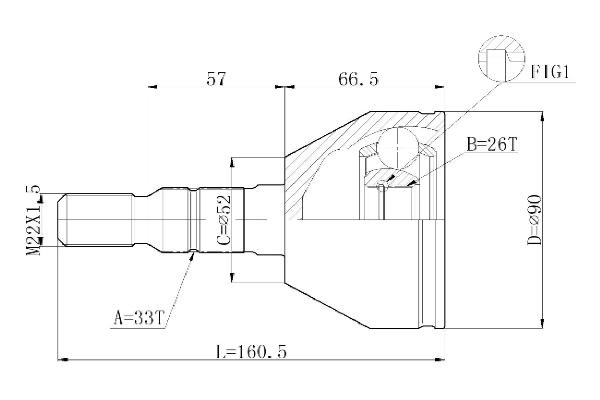 STATIM Joint kit, drive shaft Article number: C.246 cheaply