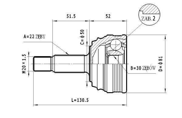 STATIM Joint kit, drive shaft Article number: C.285 cheaply