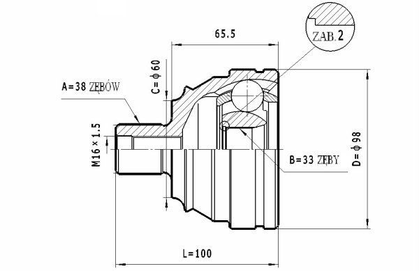 STATIM Joint kit, drive shaft Article number: C.311 cheaply