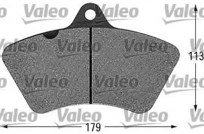 VALEO Brake pad set Article number: 541603 cheaply
