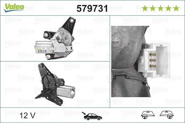 VALEO Wiper motor Article number: 579731 cheaply