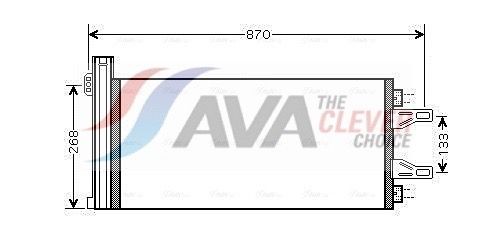 AVA COOLING SYSTEMS Air conditioning condenser Article number: CNA5248D cheaply