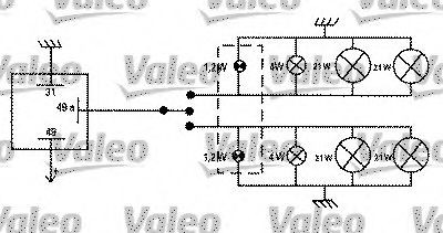 VALEO Flasher Unit Article number: 641408 cheaply