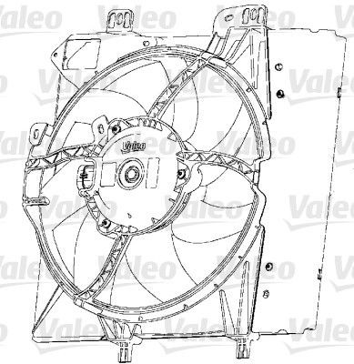 VALEO Køleventilator Varenummer: 696238 billige